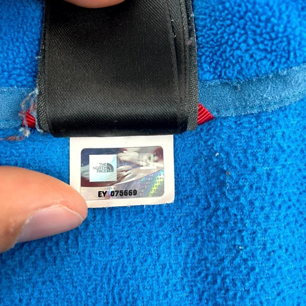 The North Face TKA 100 Glacier 1/4 Zip Sweatshirt Mens XL Blue Fleece Warm‎ Cozy